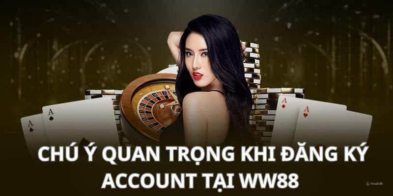Những điều kiện cần có để đăng ký WW88 tài khoản cược